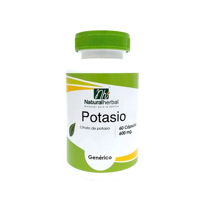 Citrato de Potasio 800 mg 60 cap