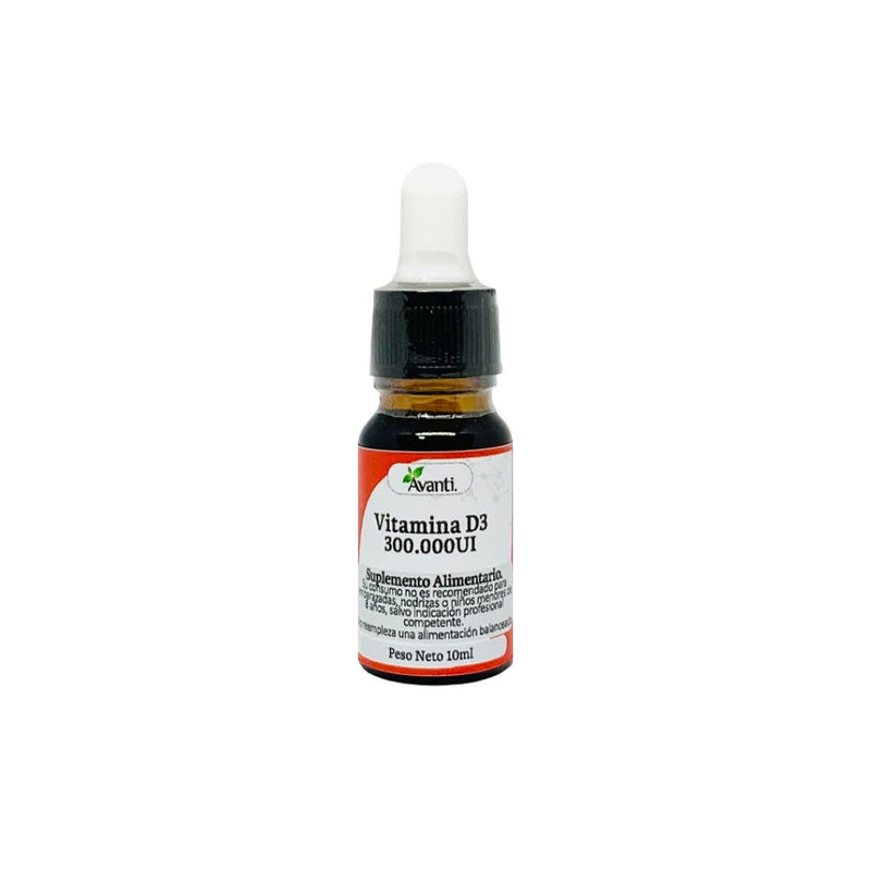 Vitamina D3 Líquida 300.000UI 10ml - Avanti