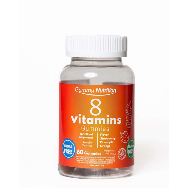 8 Vitamins 60 Gomitas - Gummy Nutrition