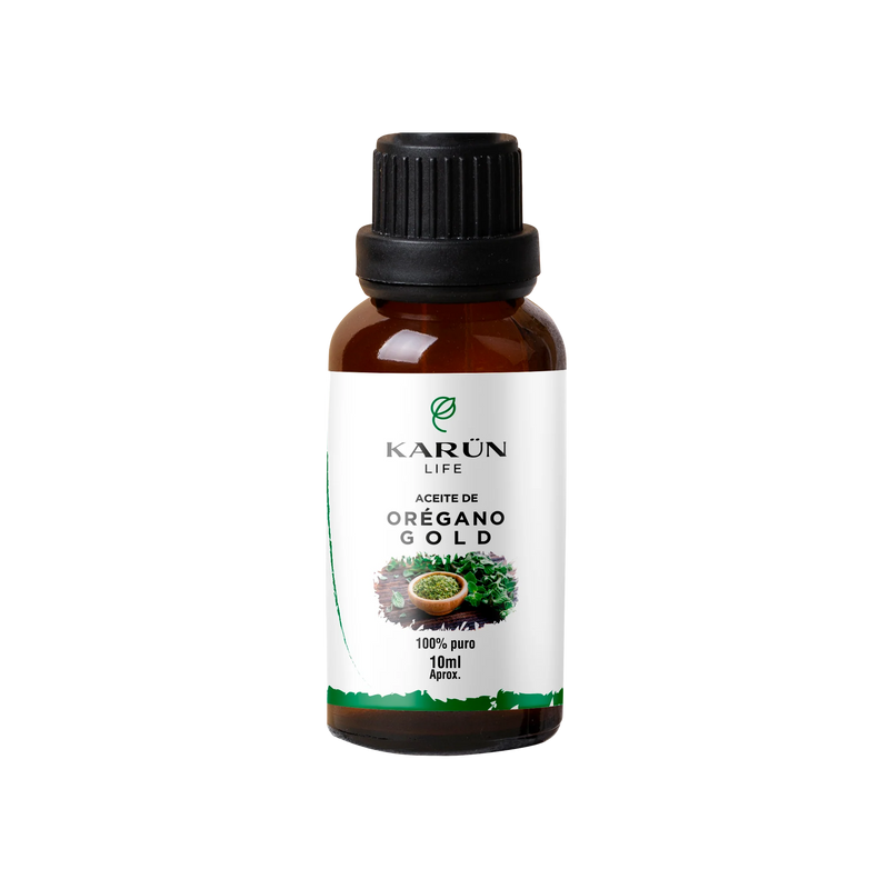 Aceite de Orégano Gold 100% Puro (86% - 90% Carvacrol) 10ml - Karun Life
