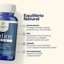 Antiox Plus (Péptidos de Colágeno, Orujo de Uva, Vitamina C, Zinc, Biotina, Vitamina E) 60 Cápsulas - Karun Life