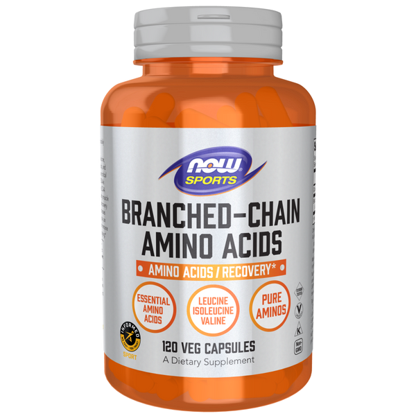 Branched Chain Amino Acids BCAA 120 Veg Caps  - Now