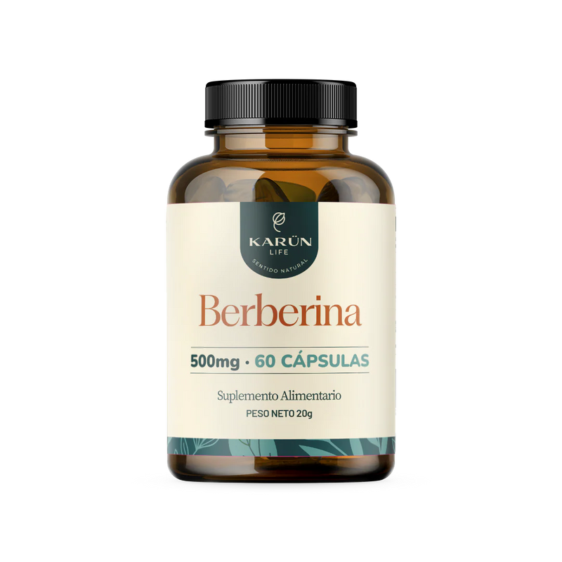 Berberina 500mg 60 Cápsulas - Karun Life