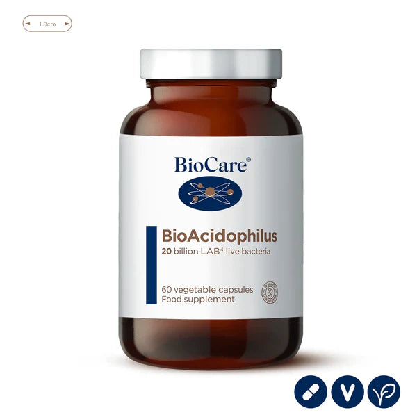 Probióticos BioAcidophilus 20 Billones 60 Caps - Bio Care