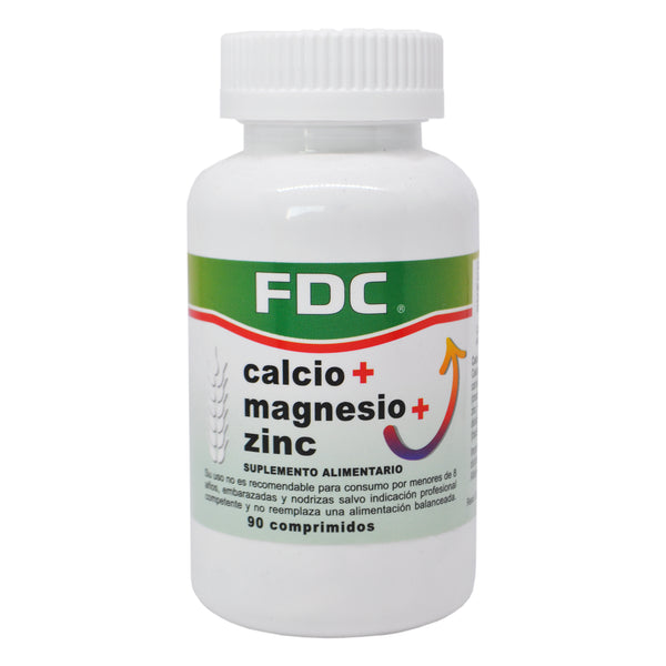 Calcio + Magnesio + Zinc 90 Comp - FDC