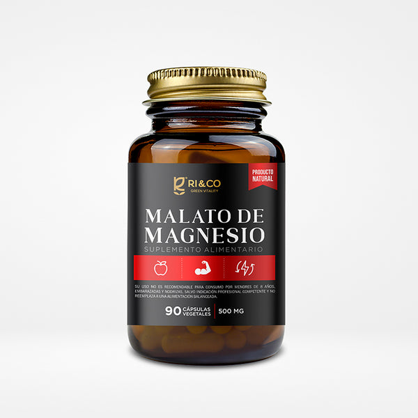 Malato de Magnesio 500mg 90 Veg Caps - RI&CO