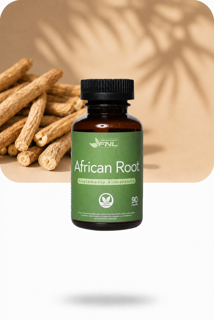 African Root + Vit B6 y B12 90 Caps