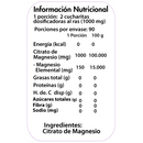 Citrato de Magnesio en Polvo 1000mg 90 Porciones 90gr - Dulzura Natural