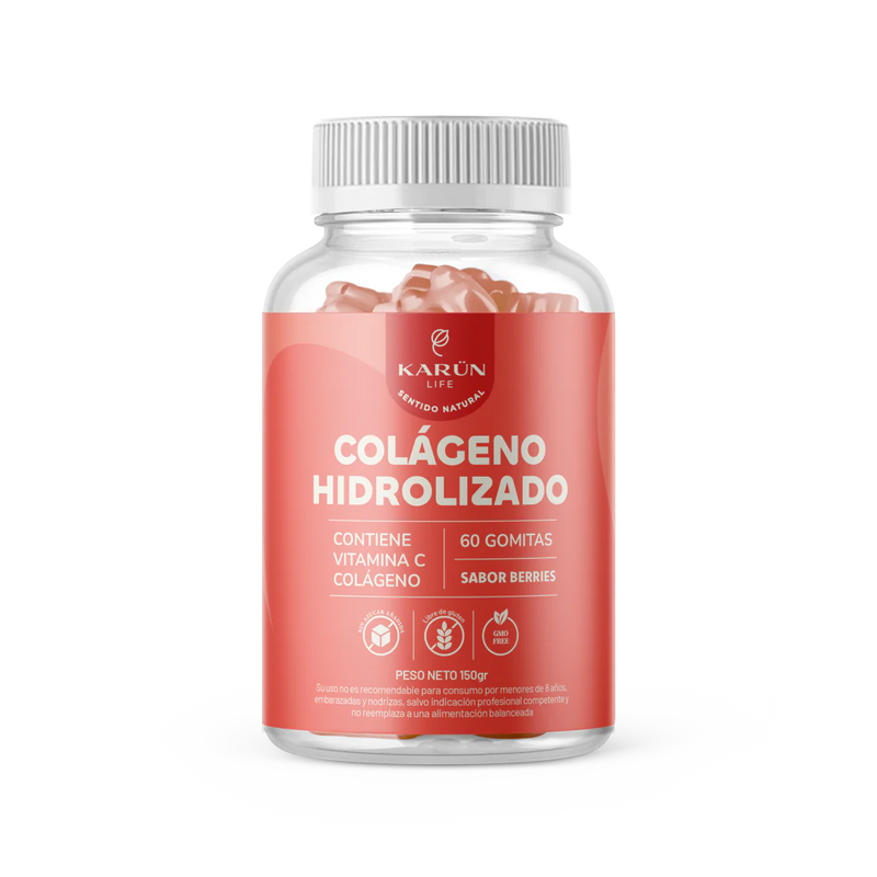 Colágeno Hidrolizado + Vitamina C 60 Gomitas - Karun Life