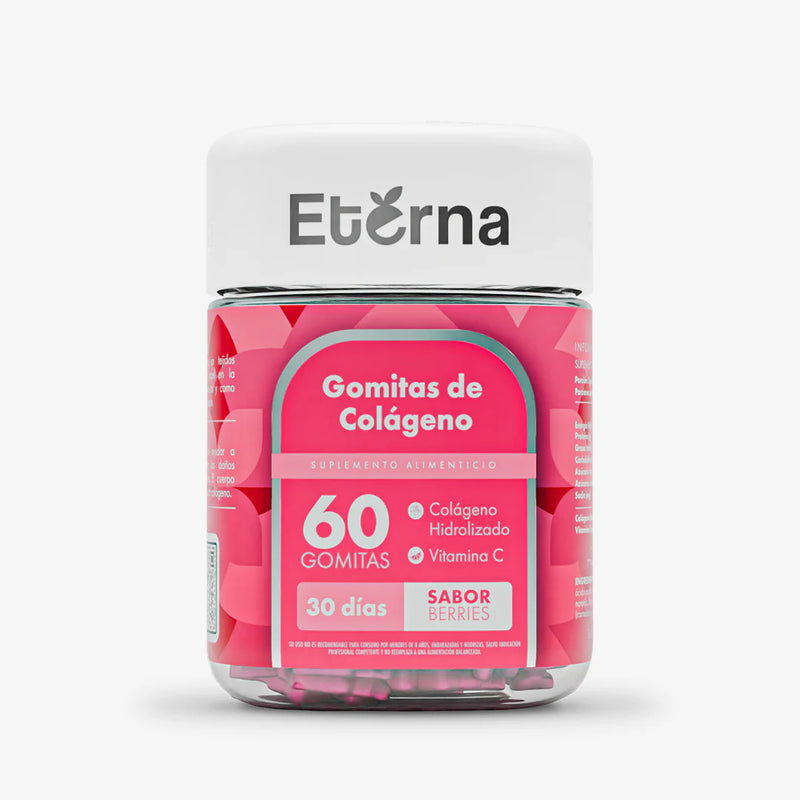 Colágeno y Vitamina C 60 Gomitas - Eterna Nutrition