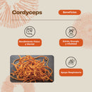 Cordyceps Hongo con Vitamina C 800mg 60 Veg Caps - Karun Life