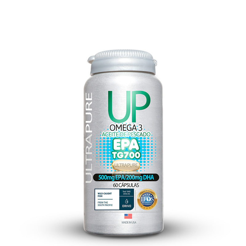 Omega 3 Up UltraPure EPA TG700 (500mg EPA / 200mg DHA) 60 Caps - Newscience