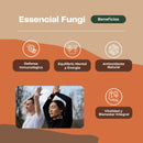 Esencial Fungi (Melena de León, Reishi, Shiitake, Cordyceps, Cola de Pavo y Vit C) 60 Veg Caps - Karun Life