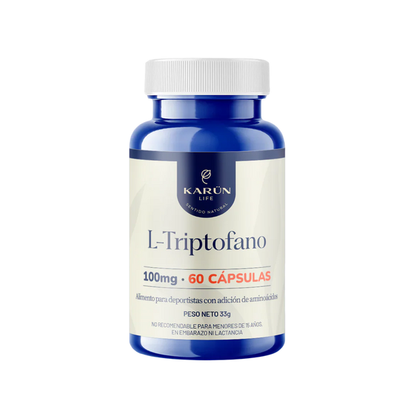 L-Triptófano 100mg 60 Caps - Karun Life