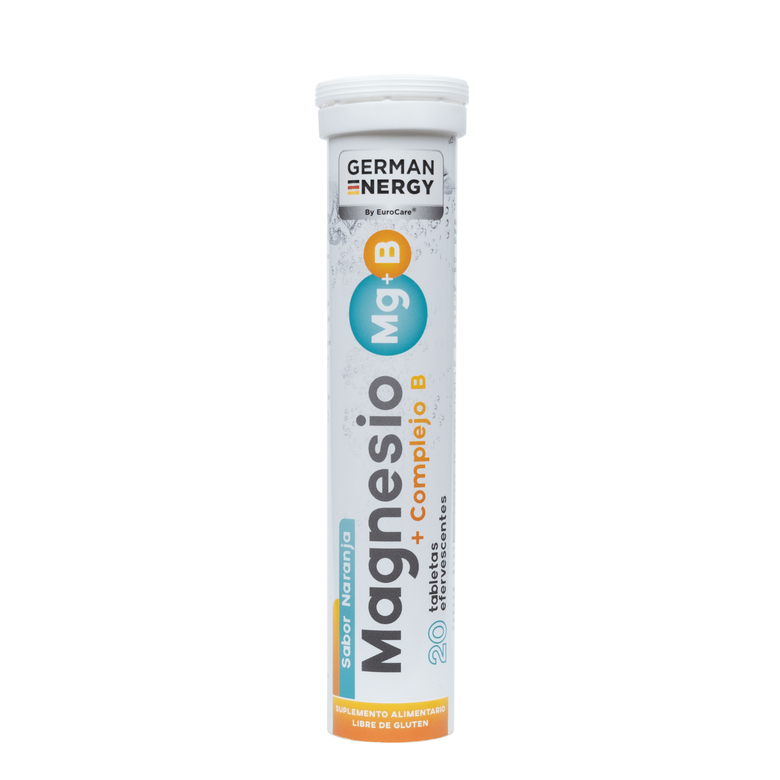 Magnesio + Complejo B 20 Tabs Efervescentes - German Energy