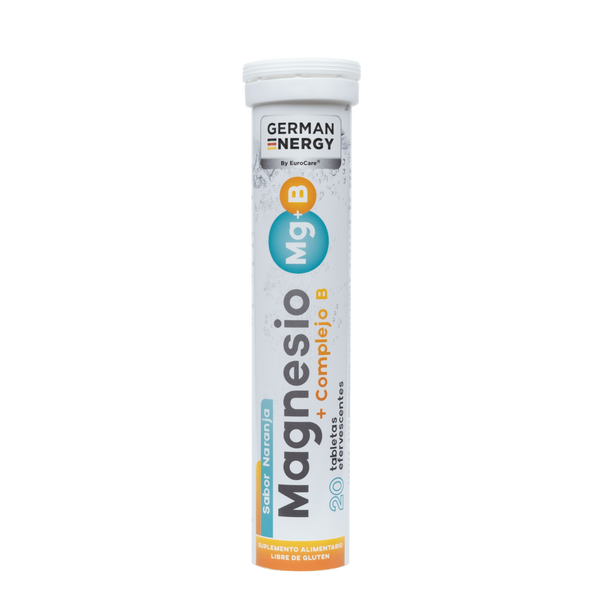 Magnesio + Complejo B 20 Tabs Efervescentes - German Energy