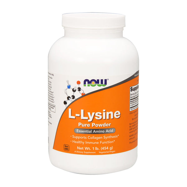 L-Lysine Lisina Polvo Puro 454gr - Now