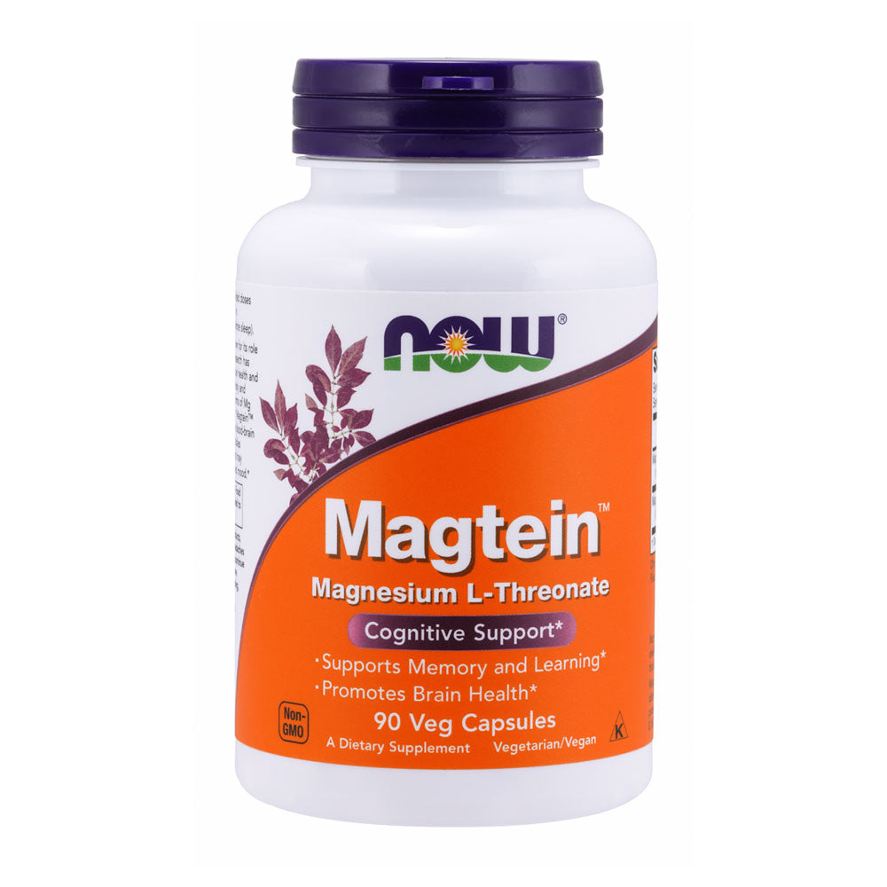 Magtein® L-Treonato de Magnesio 90 Cápsulas Vegetales - Now