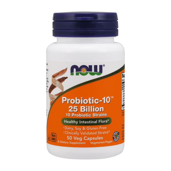 Probiotic-10 25 Billones 50 Veg Caps - Now