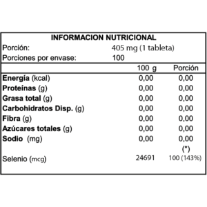 Selenio 100mcg 100 Tabs - Now