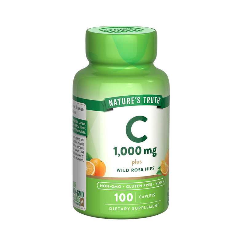 Vitamina C 1000mg Con Rosa Mosqueta 100 Comprimidos - Nature's Truth