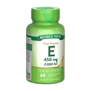 Vitamina E High Potency 1000UI 450mg 60 Cápsulas Blandas - Nature's Truth