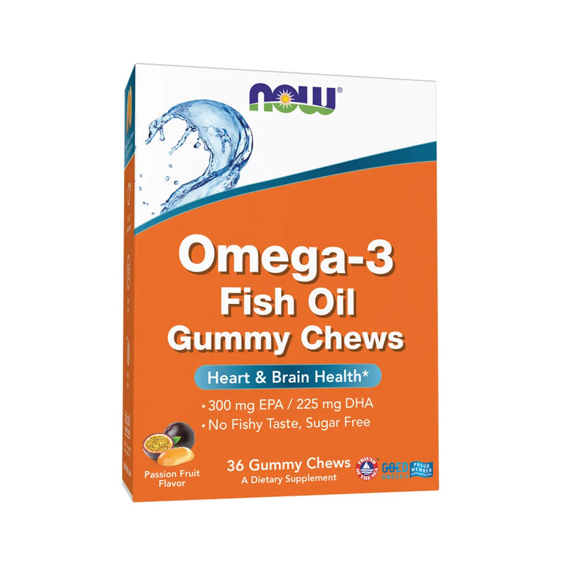 Omega 3 Fish Oil Sabor Maracuyá 36 Gomitas - Now