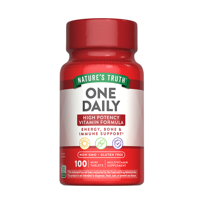 Multivitamínico One Daily (Uno al Día) para Hombres y Mujeres 100 Mini Tabletas - Nature's Truth