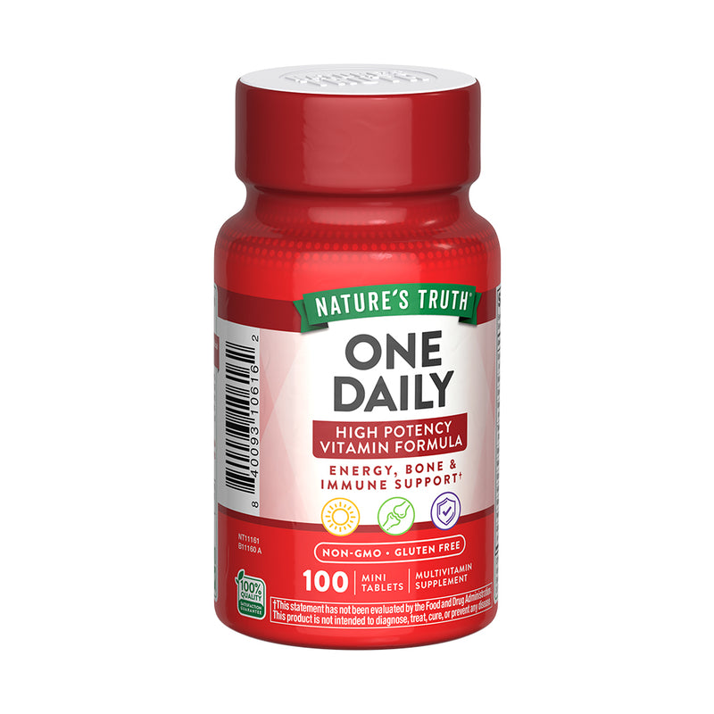 Multivitamínico One Daily (Uno al Día) para Hombres y Mujeres 100 Mini Tabletas - Nature's Truth