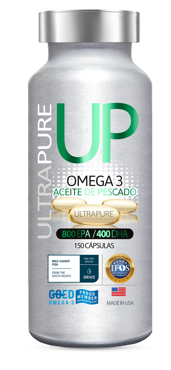 Omega 3 Up UltraPure (800mg EPA / 400mg DHA) 150 Caps - Newscience