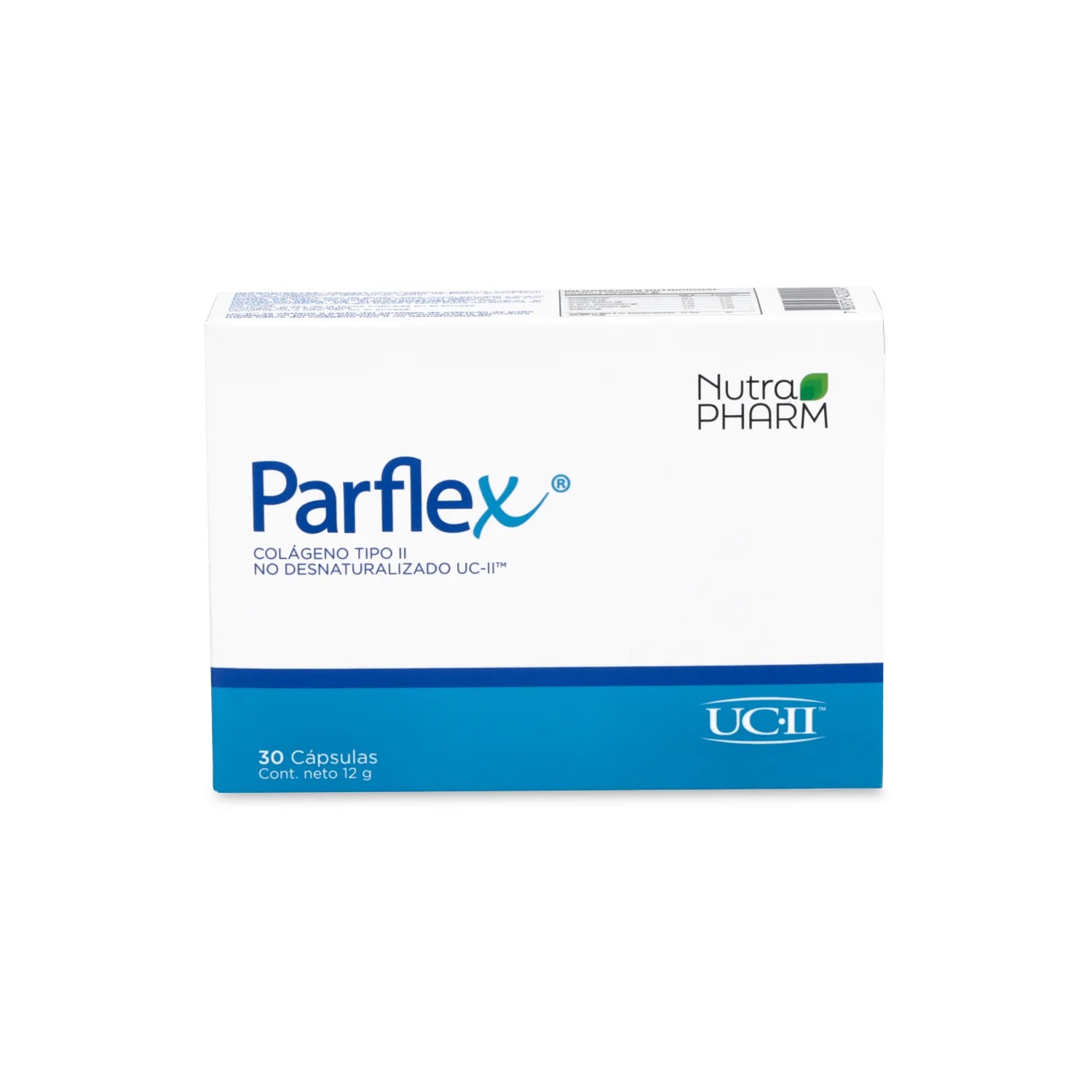 Parflex Colágeno Tipo II 30 Cápsulas - Nutrapharm