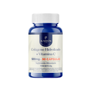 Frasco de Colágeno Hidrolizado más Vitamina C 500 mg de Karün Life, 90 cápsulas y 40 g netos para 45 días