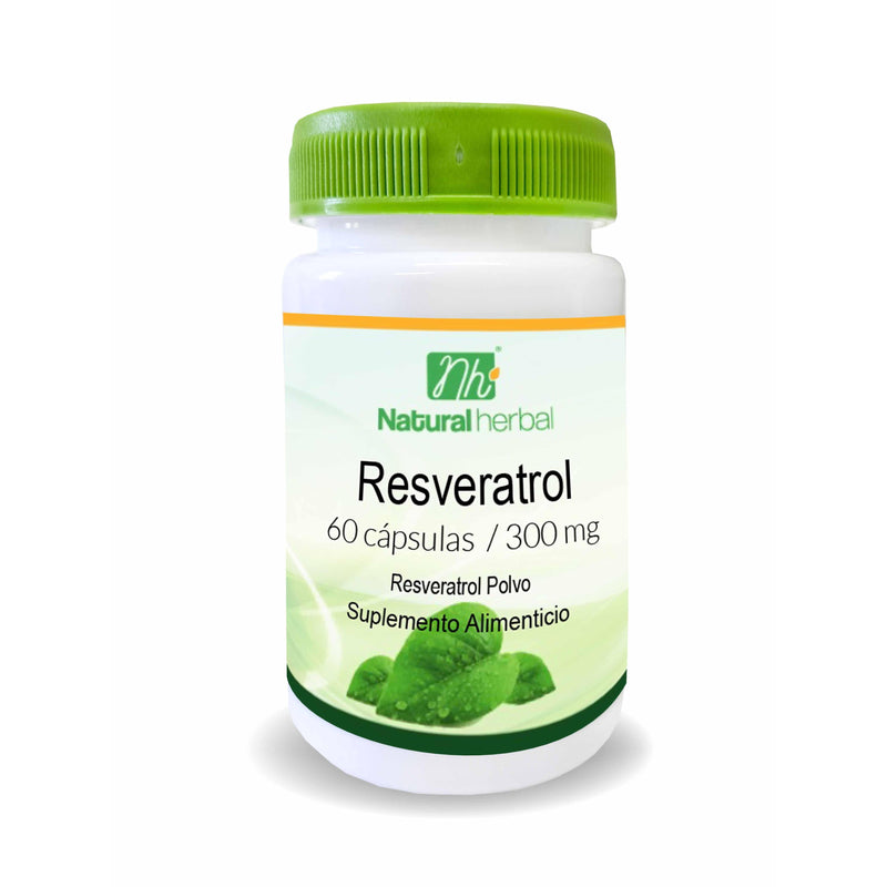 Resveratrol 300mg 60 Caps - Natural Herbal