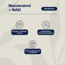 Resveratrol NAD+ 910mg 60 Caps - Karun Life