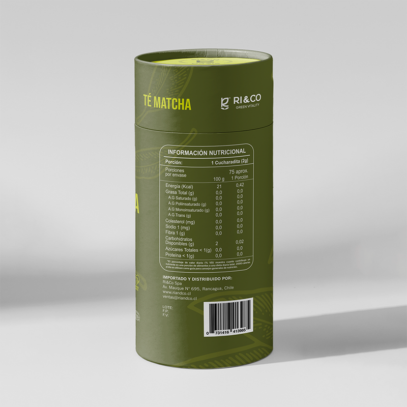 Té Matcha Orgánico Powder Polvo 150gr - RI&CO