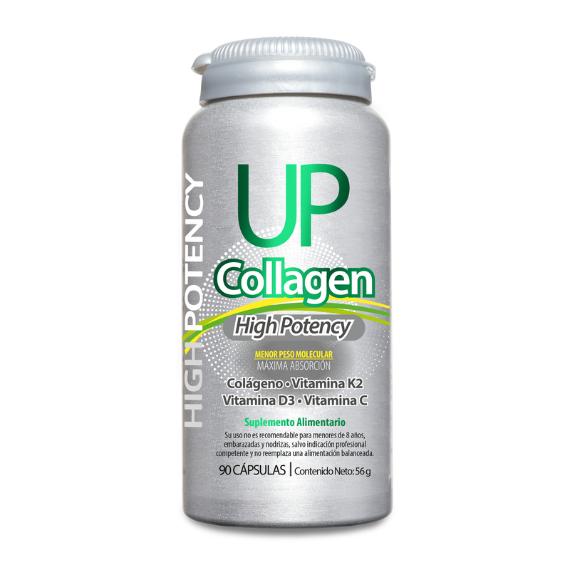 Collagen Up High Potency (Colágeno, Vitaminas K2, D3, C) 90 Caps - Newscience