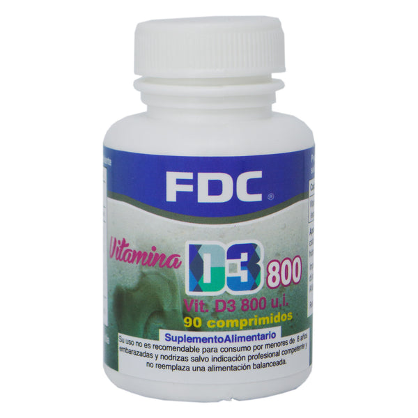 Vitamina D3 800 UI 90 Comp - FDC