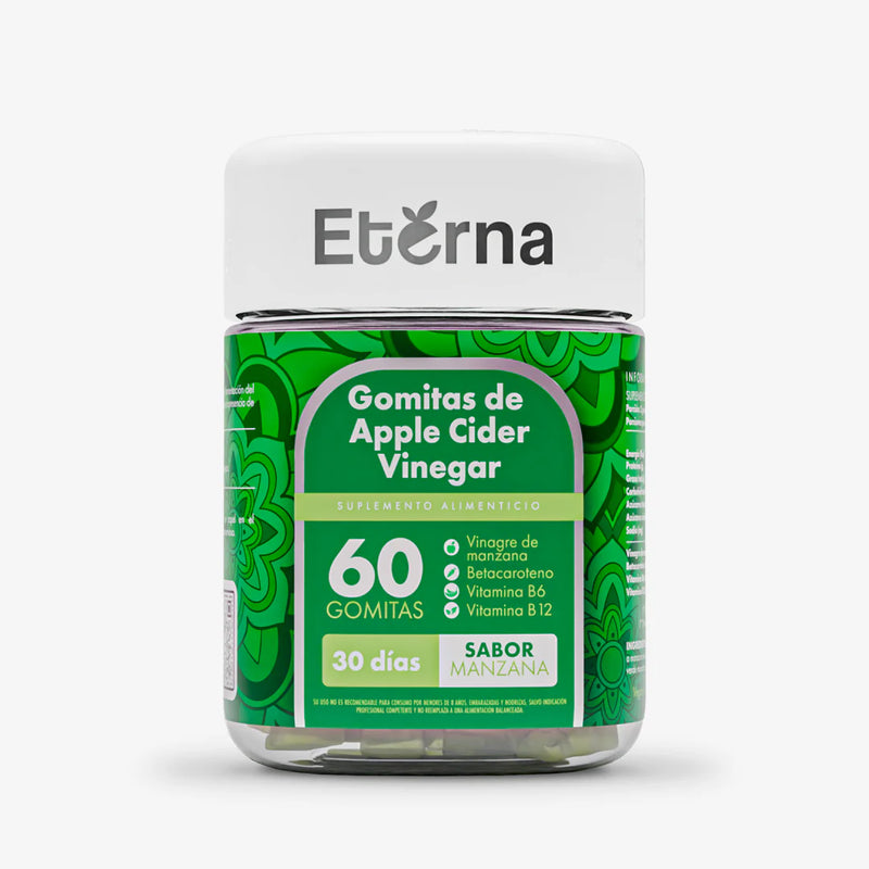 Vinagre de Manzana 60 Gomitas - Eterna Nutrition