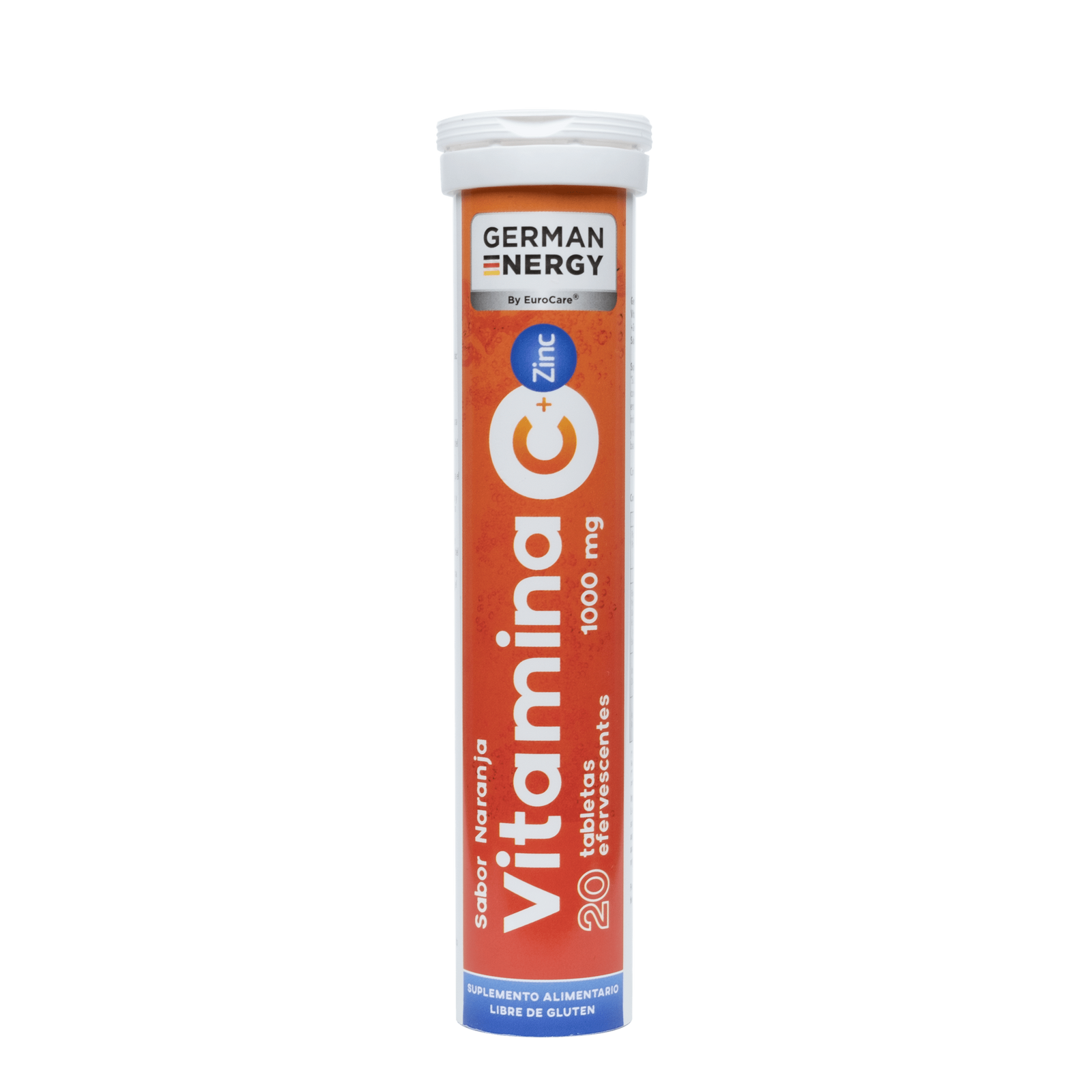 Vitamina C + Zinc 20 Tabs Efervescentes German Energy