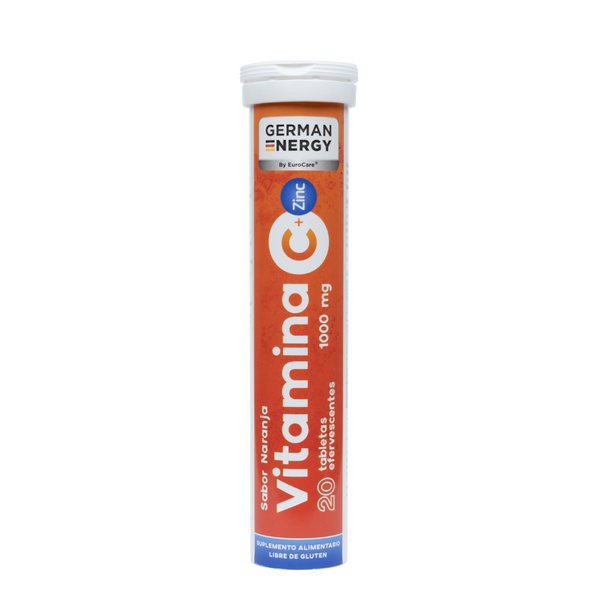 Vitamina C + Zinc 20 Tabs Efervescentes - German Energy