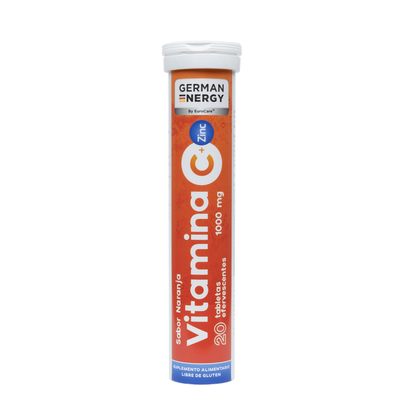 Vitamina C + Zinc 20 Tabs Efervescentes - German Energy