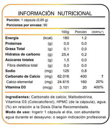 Vitamina D3 800 UI 90 Caps- FNL