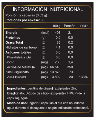 Zinc Elemental Bysglicinato 60 Caps - FNL