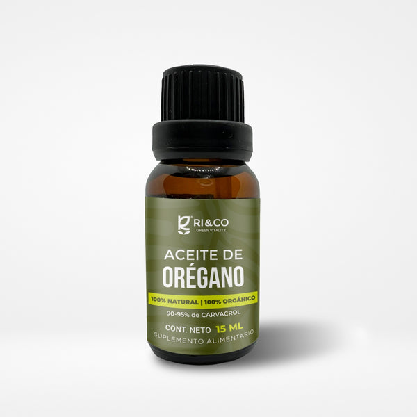 Aceite de Orégano Orgánico (90% - 95% Carvacrol) 15ml - RI&CO