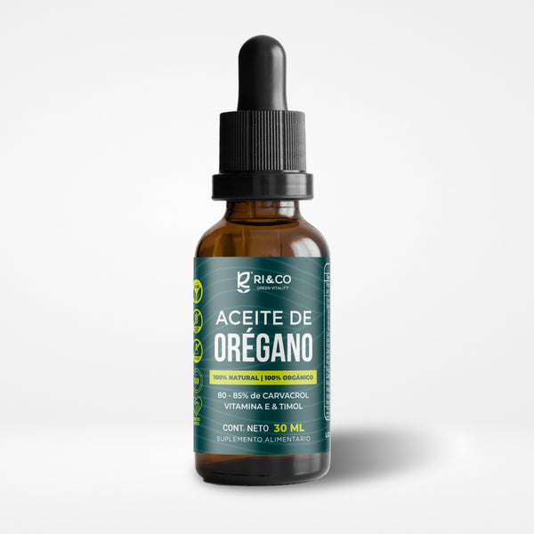 Aceite de Orégano Orgánico (80% - 85% Carvacrol) 30ml - RI&CO