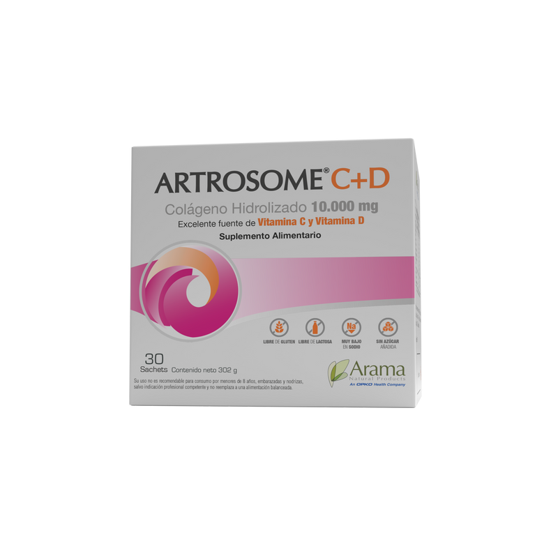 Artrosome C + D Colágeno Hidrolizado 10.000mg 30 Sachets