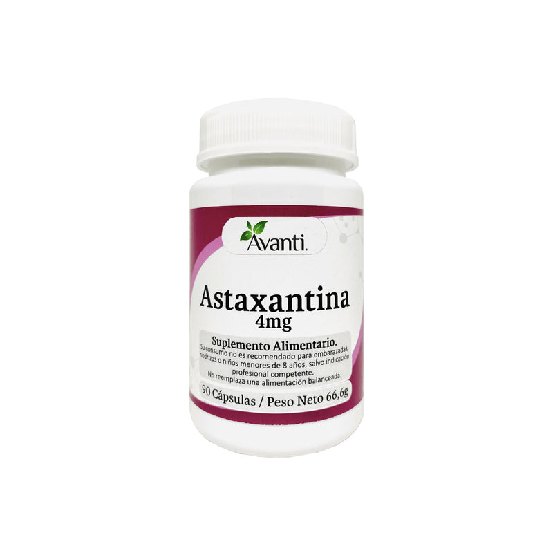 Astaxantina 4mg 90 Caps Blandas - Avanti