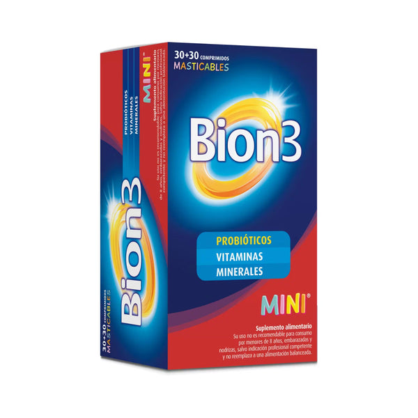 Bion3 Mini 30+30 Comprimidos Masticables - P&G