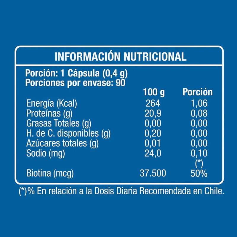 Biotina 150 mcg 90 Caps - Nutrapharm