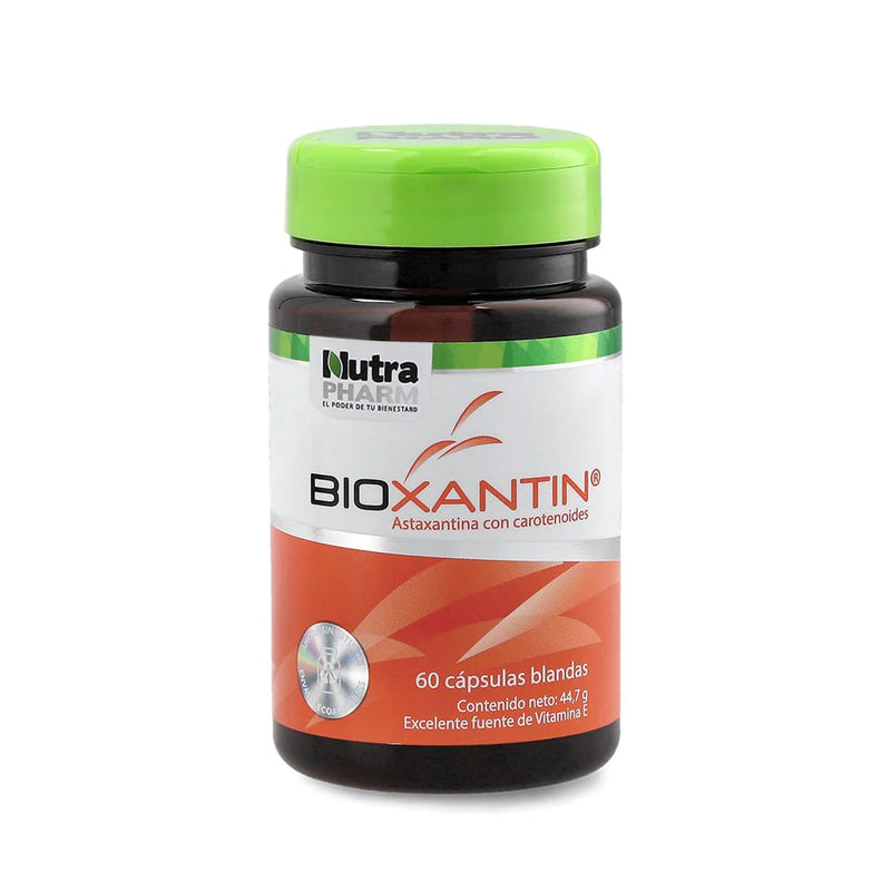 Bioxantin Astaxantina con Carotenoides 60 Caps Blandas - Nutrapharm